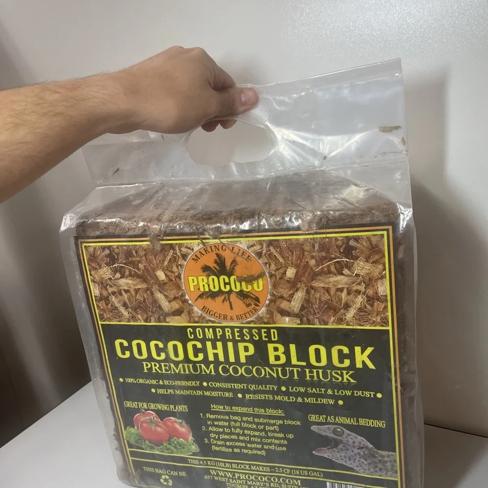 Prococo CocoChip Premium Coconut Husk organic coconut coir chips makes 75 quarts